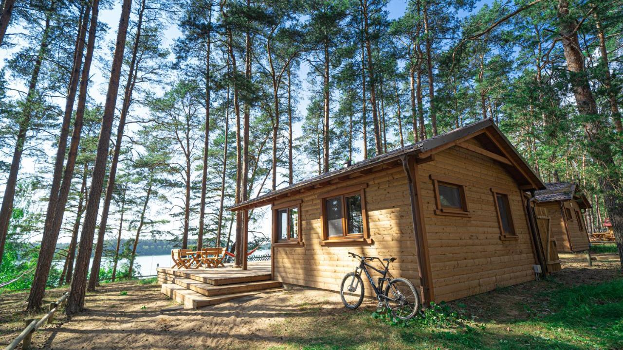 Sloneczny Domek Borsk Nr 2 I 15 - Nad Samym Jeziorem W Pierwszej Linii Exterior photo